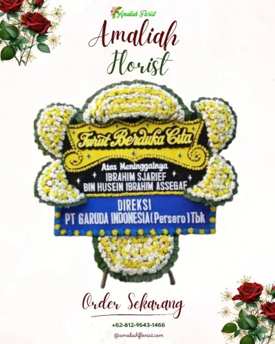 Papan Bunga Duka di Cipete Selatan